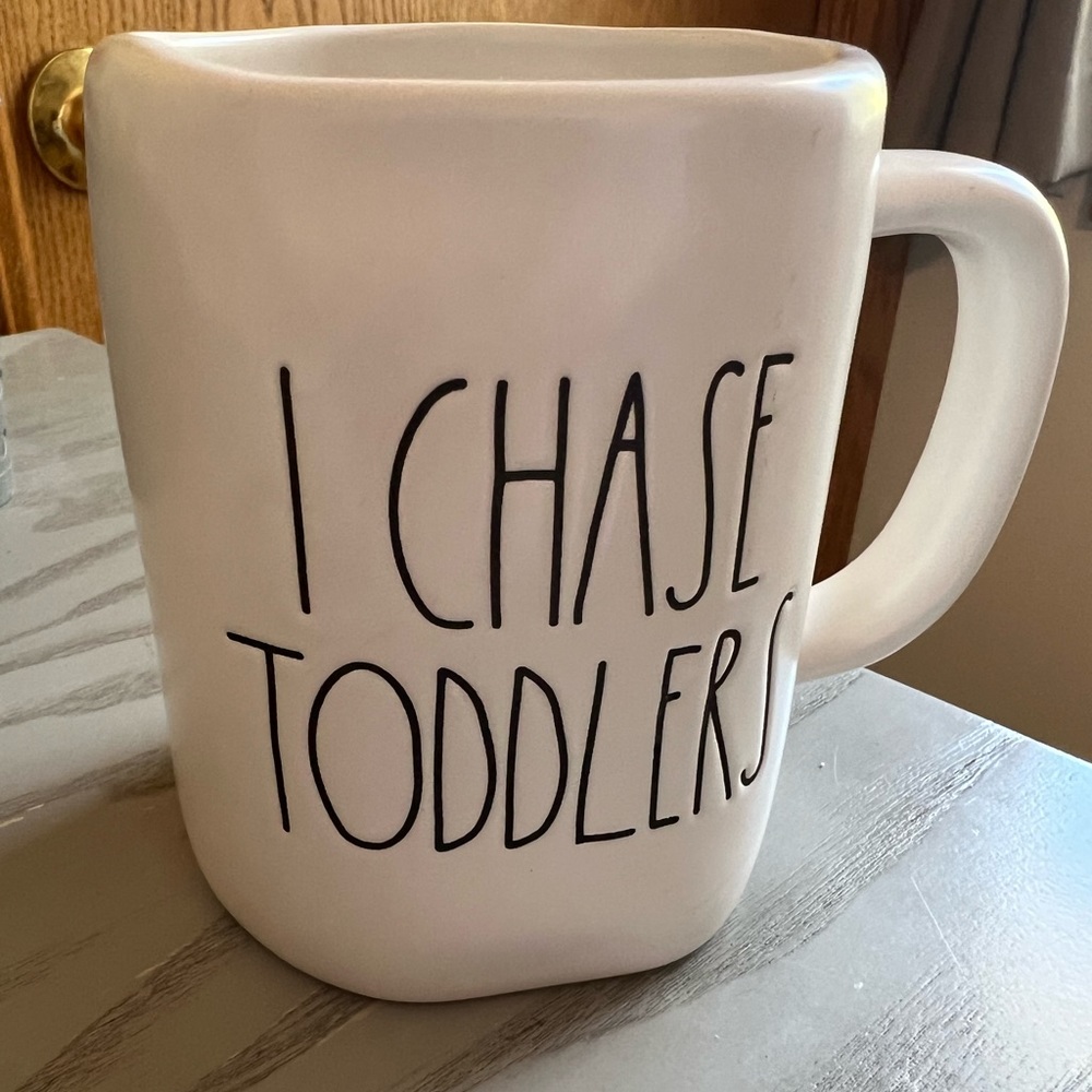 Rae Dunn “I chase toddlers” mug